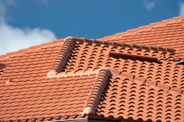 tiled roof covering condo building 600nw 2335015605
