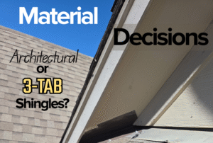 Blogs 5 Debating material choices of 3-tab shingles or architectural shingles Lakeway style