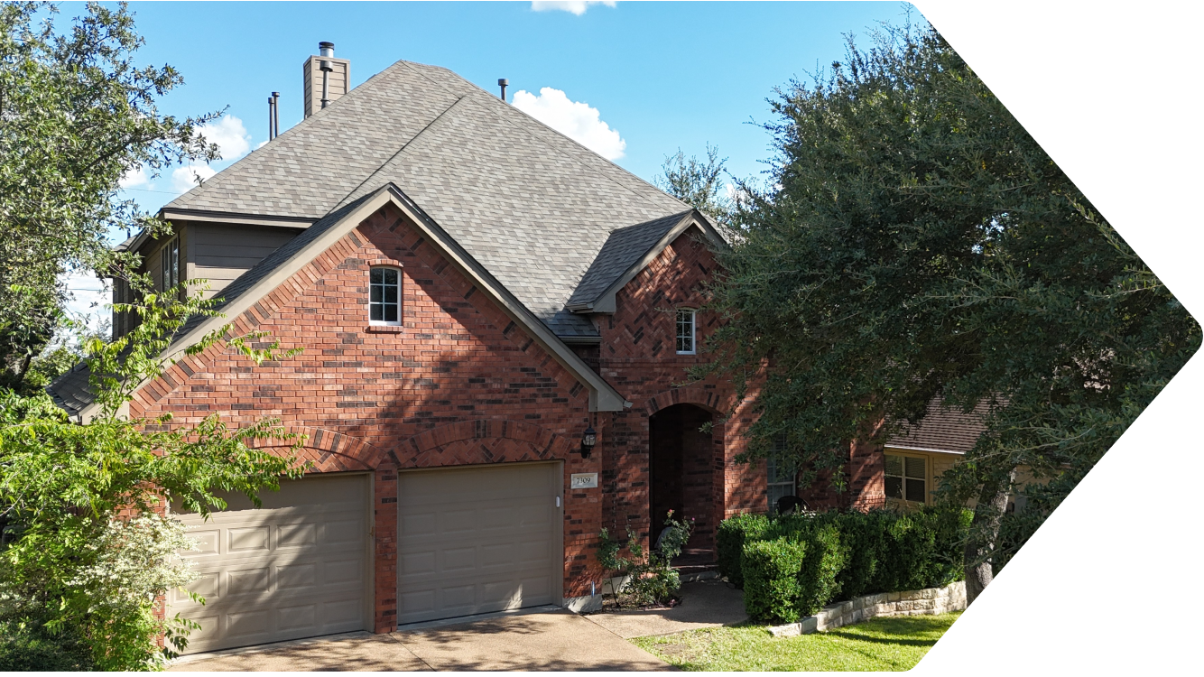 Red brick Austin home