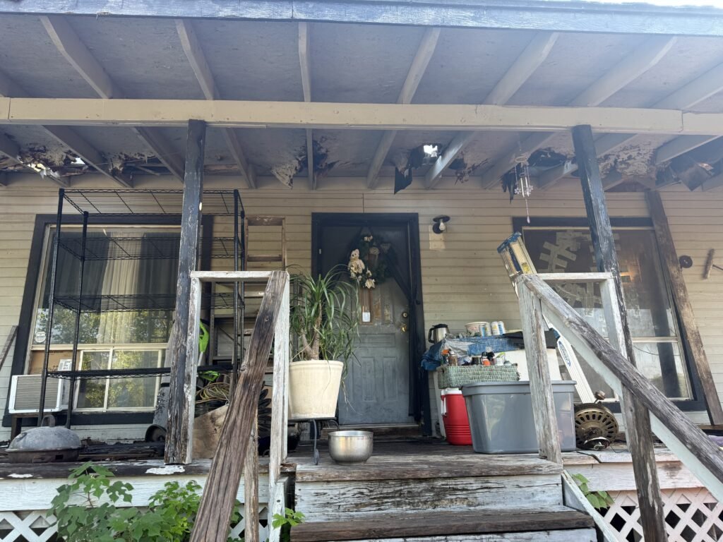 Community Involvement includes providing materials and labor for various projects across Central Texas