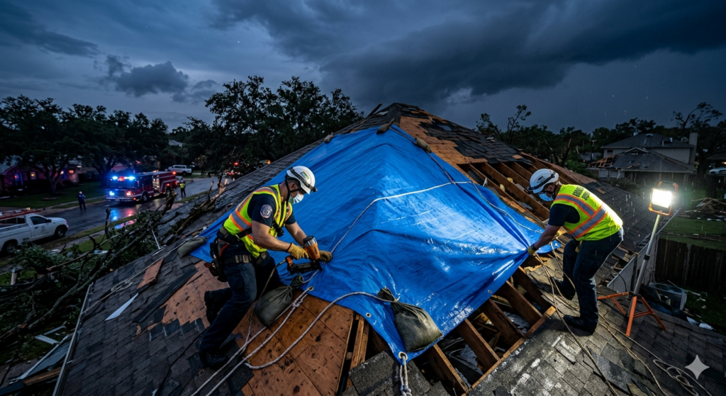 Hail Damage Roof Inspection in Austin, TX